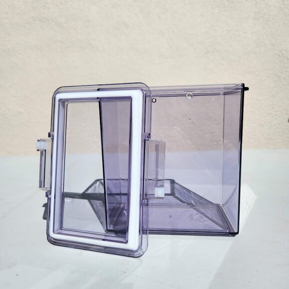 2X The Home Edit Medium Canisters Food Storage Containers Clear 4" x 6" x 6" Pan - Picture 4 of 10